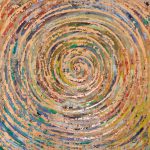 CIRCLE OF LIFE
/ oil on canvas / metal leaf
/ 70 x 70 cm